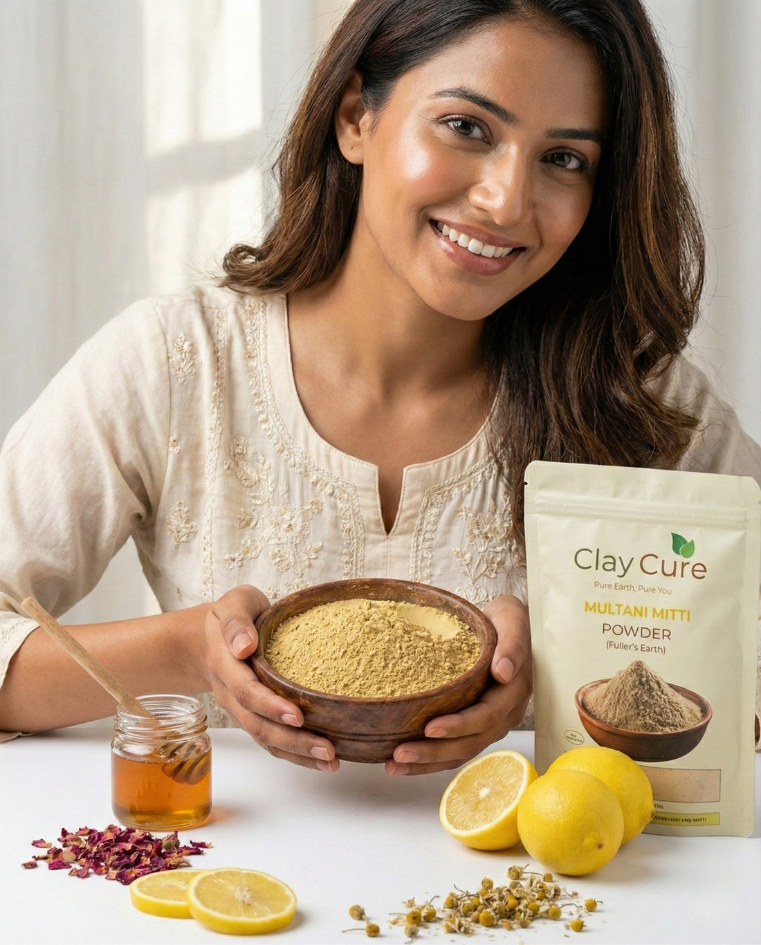 Yellow Multani Mitti: Nature's Gentle Secret to Radiant Skin & Healthy Hair